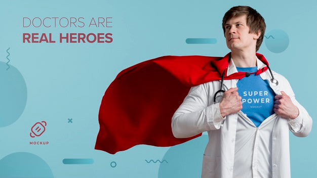 Free Medium Shot Doctor With Stethoscope Psd