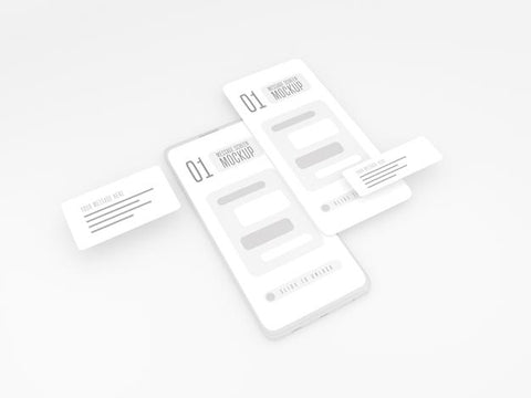 Free Messaging Conversation Concept On Mobile Phone Mockup Psd