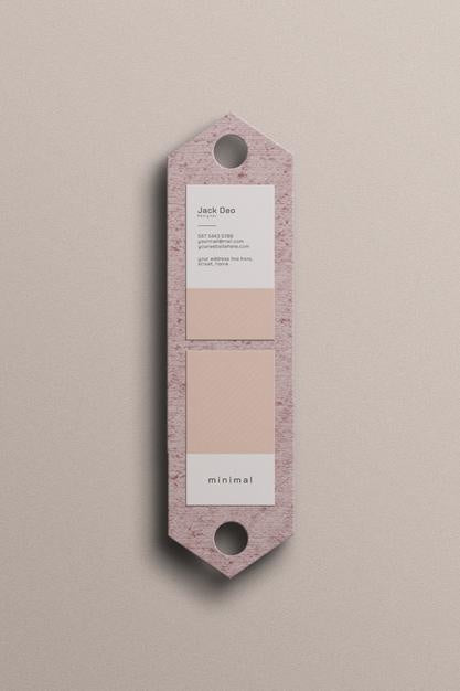 Free Minimal Business Card Mockup Psd