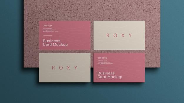 Free Minimal Business Card Mockup Psd