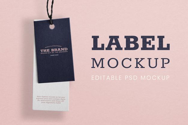 Free Minimal Shirt Design With Price Tag Psd