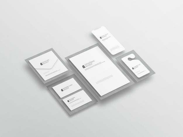 Free Minimal Stationary Set Mockup Psd