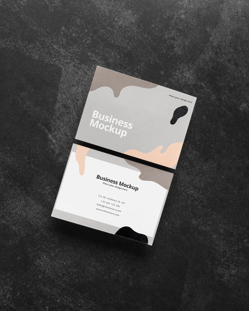Free Minimalist Business Card Mockup Psd