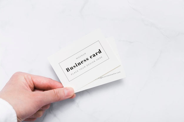 Free Minimalist Business Card Mockup Psd