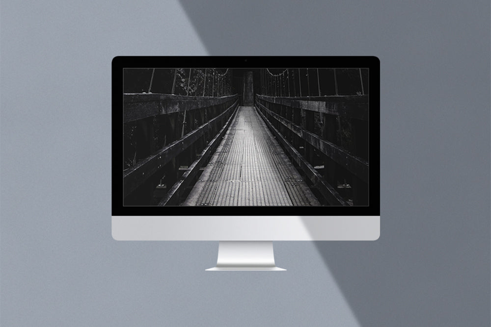 Free Minimalist Imac Mockup