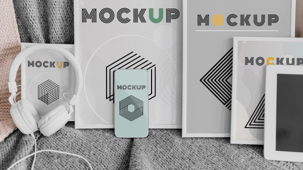 Free Mock Up Frame On Couch Psd