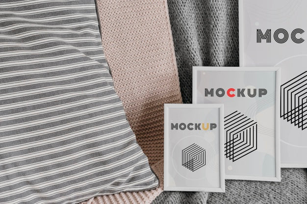Free Mock Up Frame On Couch Psd