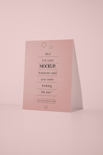 Free Mock-Up Of Office Stationery Paper Psd