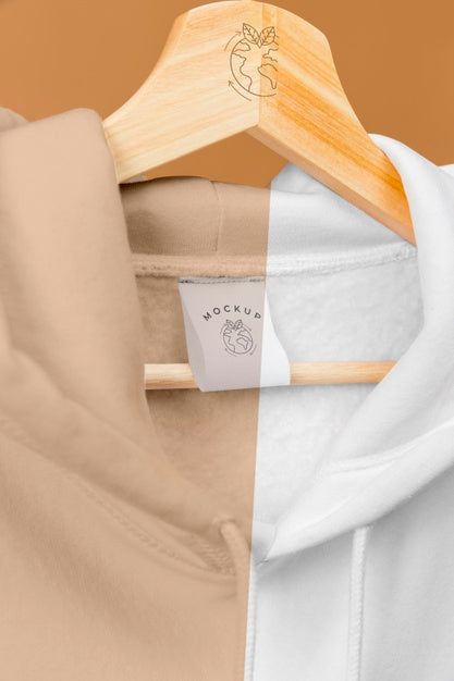 Free Mockup Hoodie Close Up Psd