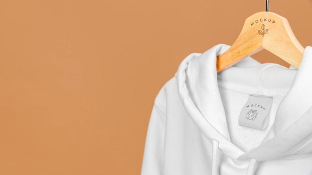 Free Mockup Hoodie Close Up Psd