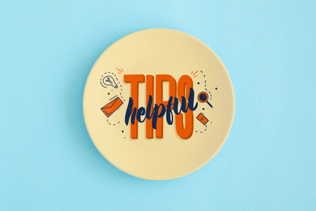 Free Mockup With Tips Concept Psd