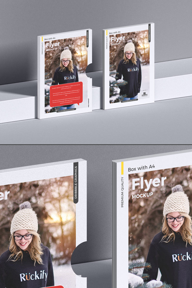 Free Modern Branding Flyer Mockup