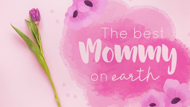 Free Mothers Day Mockup With Copyspace Psd