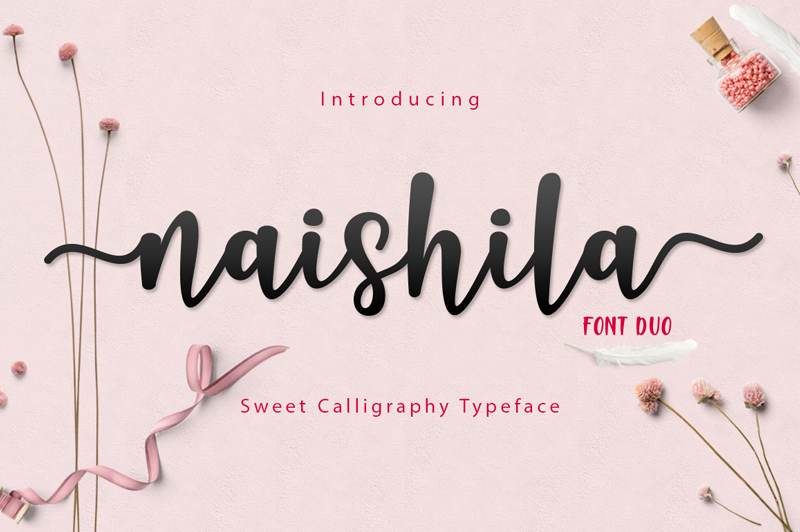 Free Naishila Dancing Script Font