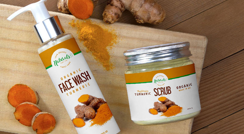 Free Natural Face Wash Pump Spray & Scrub Jar Mockup Psd