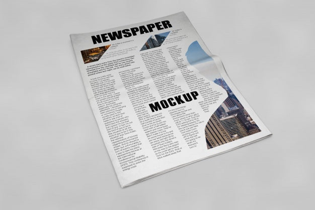 Free Newspaper Mockup Psd
