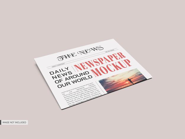 Free Newspaper Mockup Psd