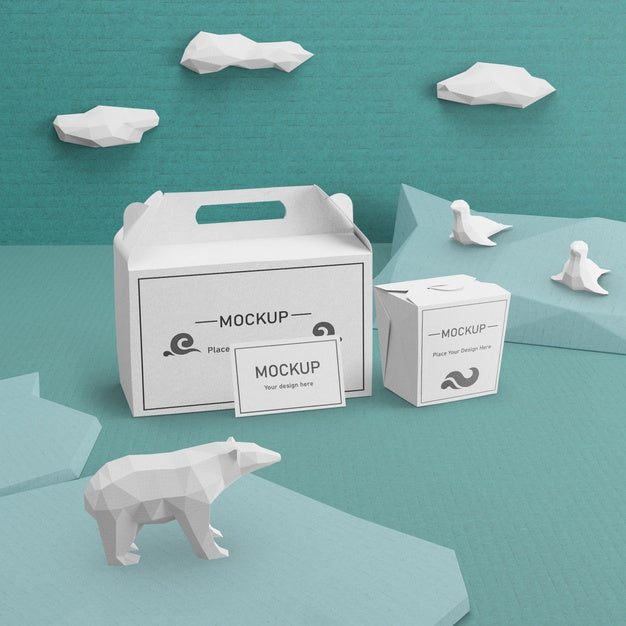 Free Ocean Day Concept With Polar Bear Psd