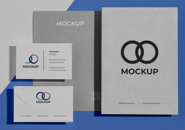 Free Office Stationery Mock-Up Psd