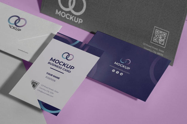 Free Office Stationery Mock-Up With Paper Psd