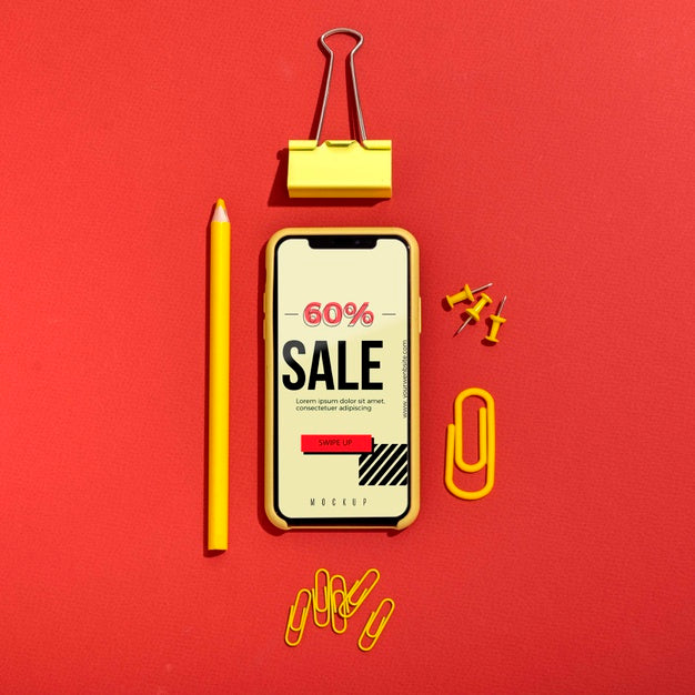 Free Online Shopping On Mobile On Phone Psd