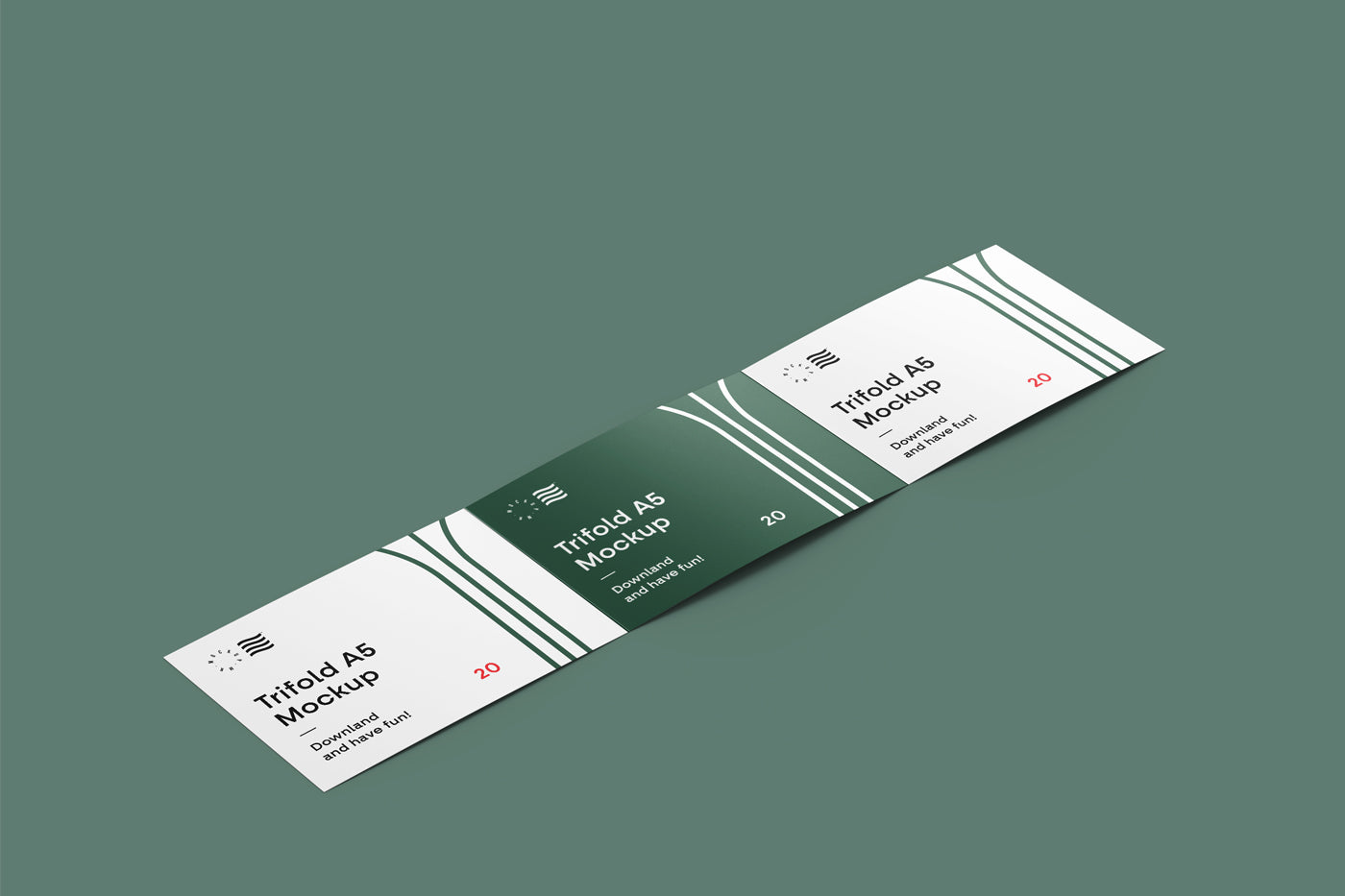 Free Open Landscape Brochure Mockup