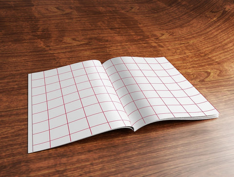 Free A4 Newspaper Magazine White PSD Mockup