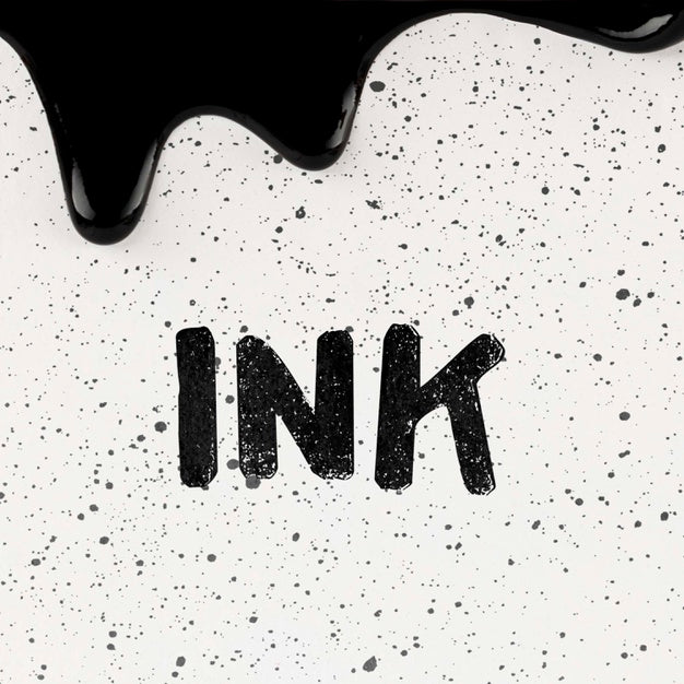 Free Paint Concept Mock-Up With Black Color Psd