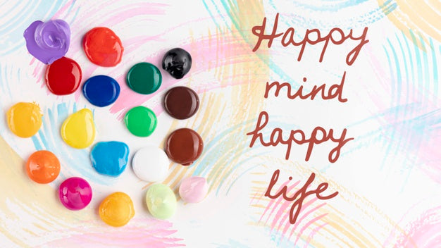 Free Paint Concept Watercolor Mock-Up Psd