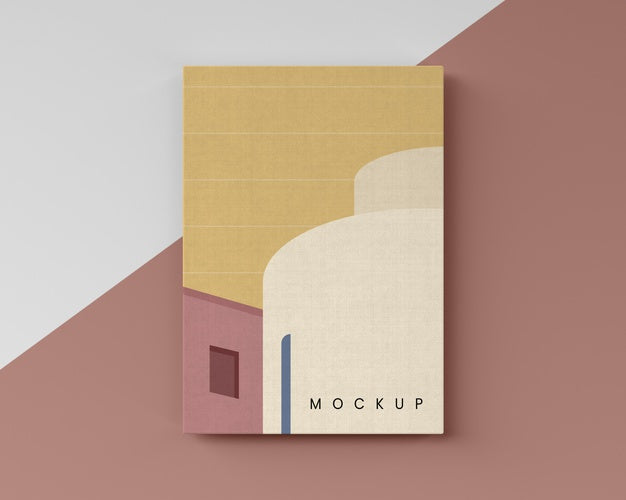 Free Painting Canvas Mock With Linen Fabric Psd