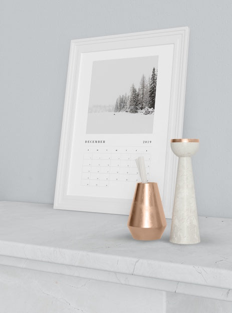 Free Painting Support For Calendar Concept Psd