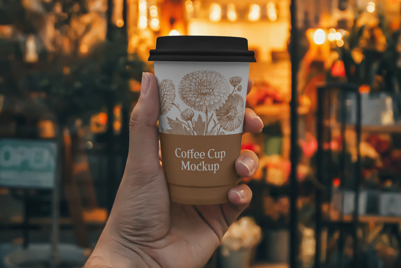 Free Paper Takeaway Cup Mockup
