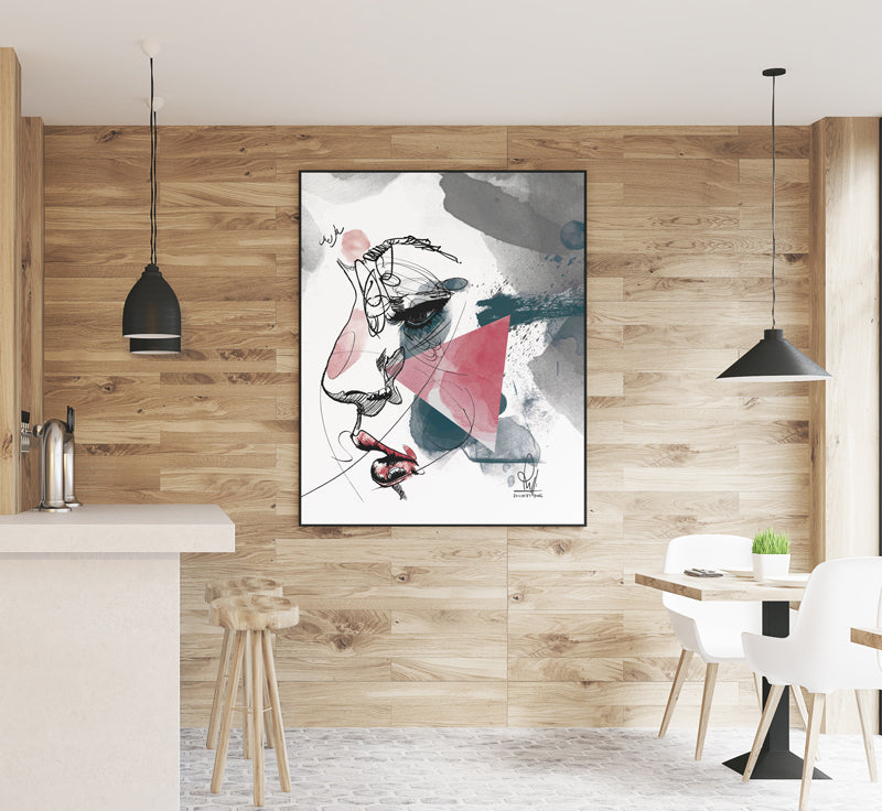 Free Poster Frame Mockup For Artwork Presentation