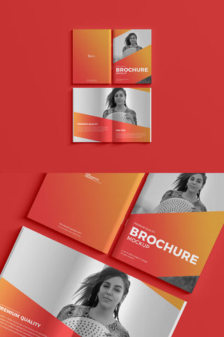 Free Premium A4 Brochure Mockup