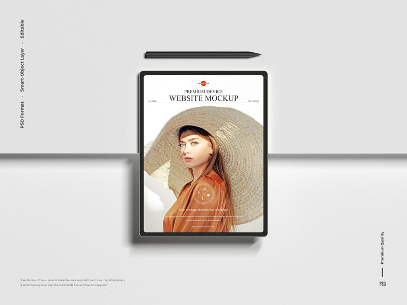 Free Premium Device Website Mockup