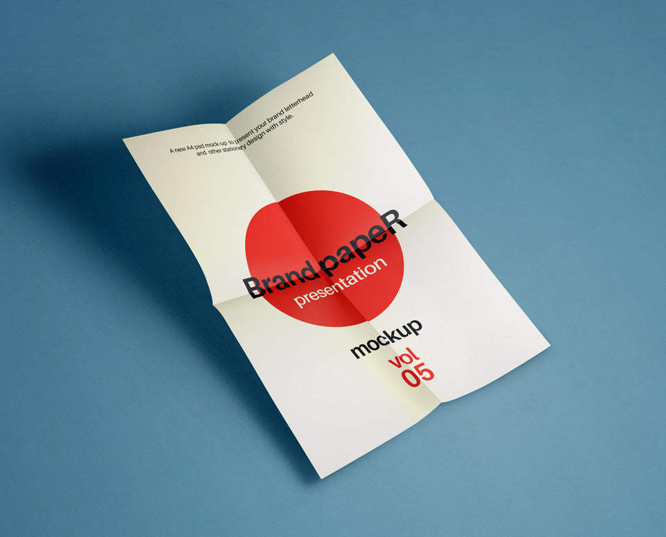 Free A4 Paper Mockup