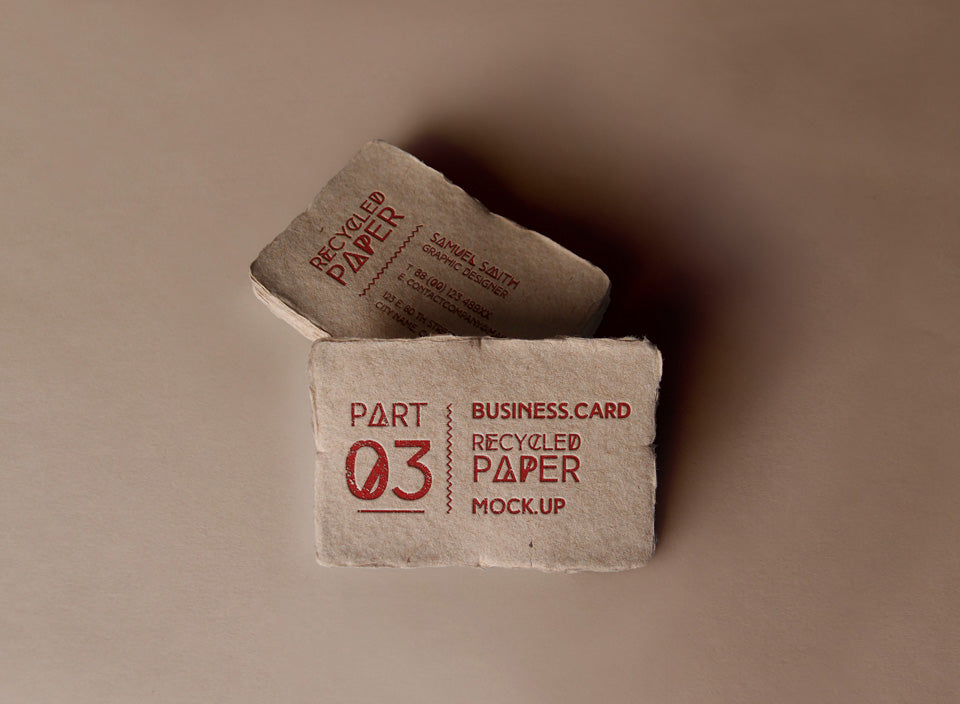 Free Business Card Mock-Up Psd