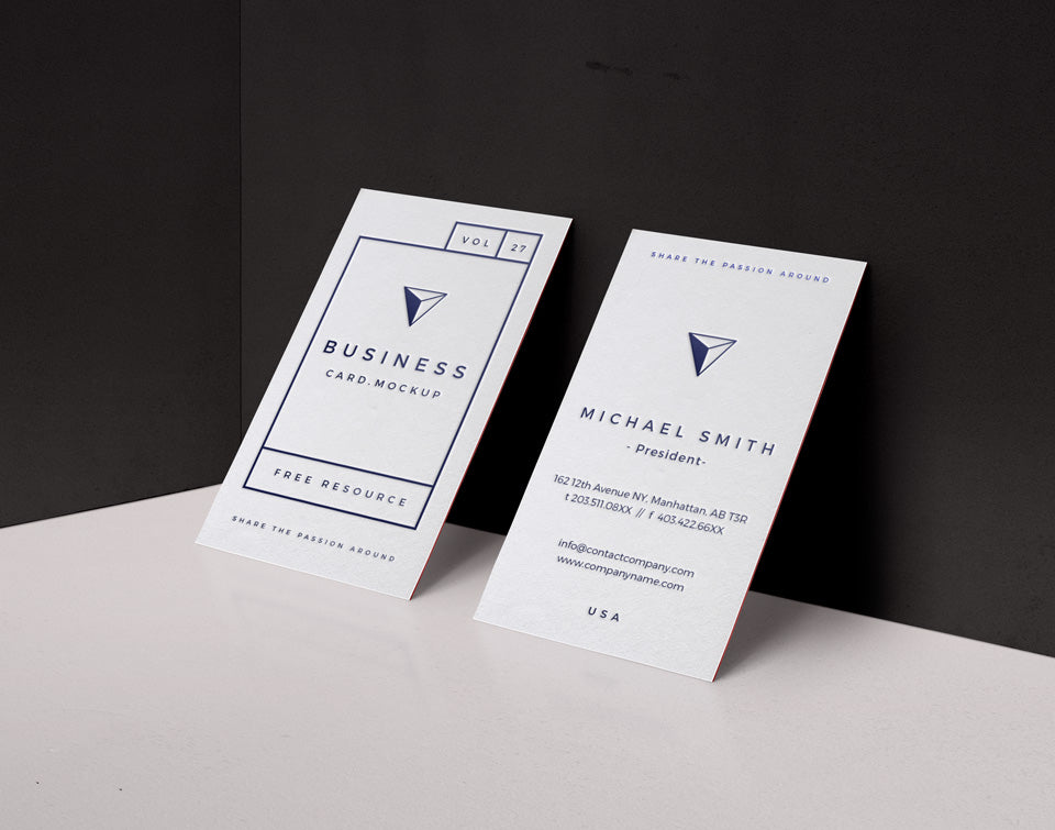 Free Business Card Mockup Photoshop