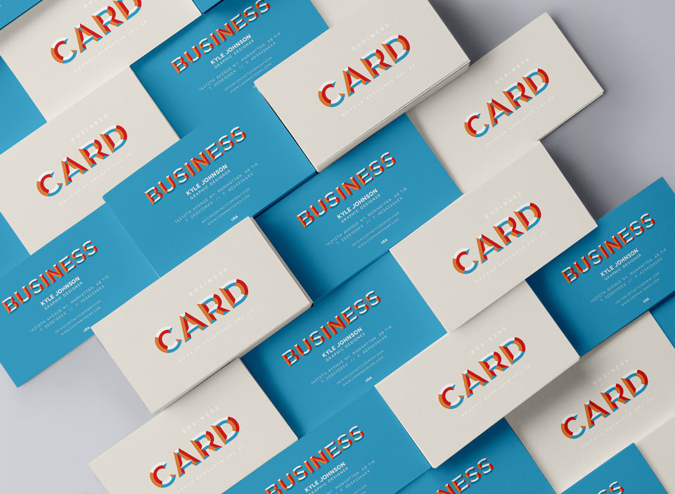 Free Psd Business Card Mock-Up