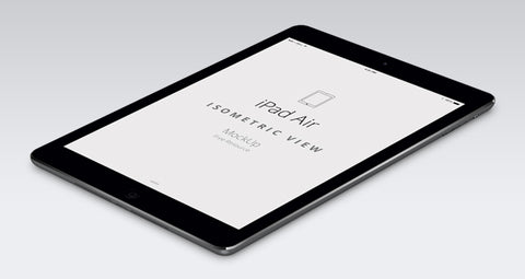 Free Psd Ipad Air Perspective Mockup