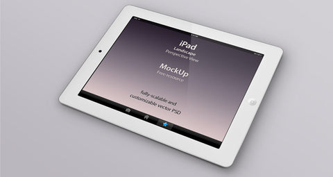 Free Psd Ipad Perspective Mockup