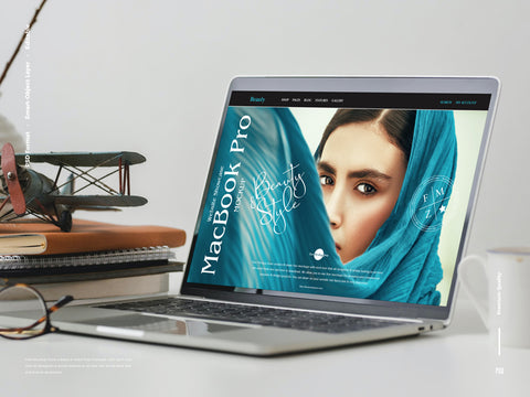 Free Psd Website Showcase Macbook Pro Mockup