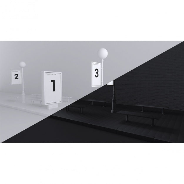 Free Realistic Poster Presentation Psd