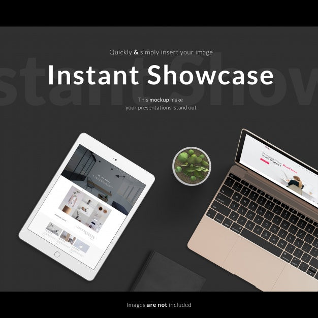 Free Realistic Screen Mock Up Psd
