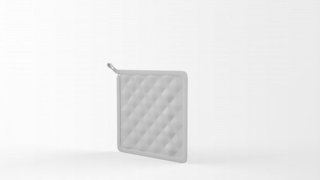 Free Realistic Square Oven Mitt Psd