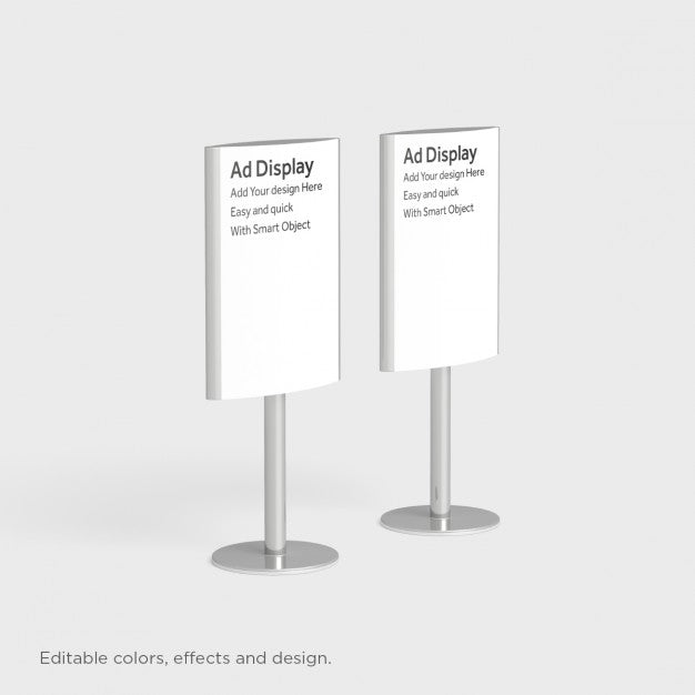 Free Realistic Two Display Presentation Psd