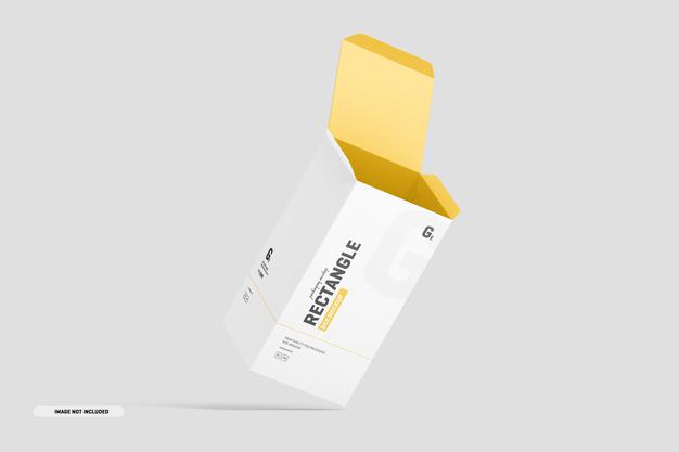Free Rectangle Box Mockup Psd