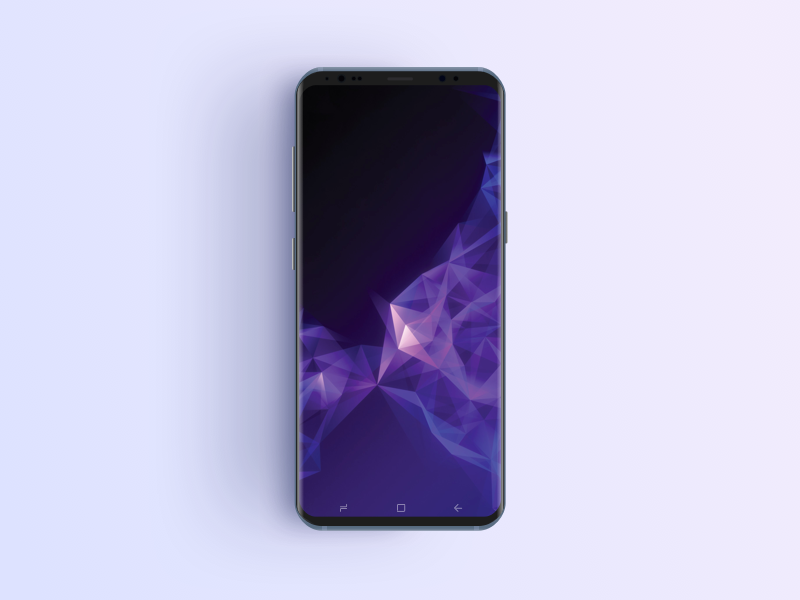Free Clean Realistic Samsung S9 Phone Mockup