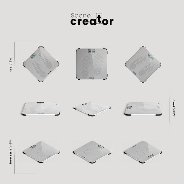 Free Scale For Body Weight Mock-Up Psd