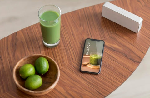 Free Selfcare At Home With Device Mockup Psd